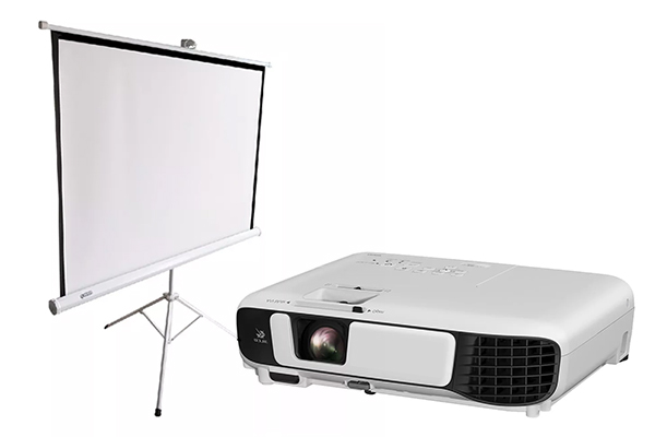 Vídeo Beam con telón para alquiler Asambleas Mega Impacto