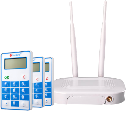 Votación electrónica por control mega impacto logística para asambleas